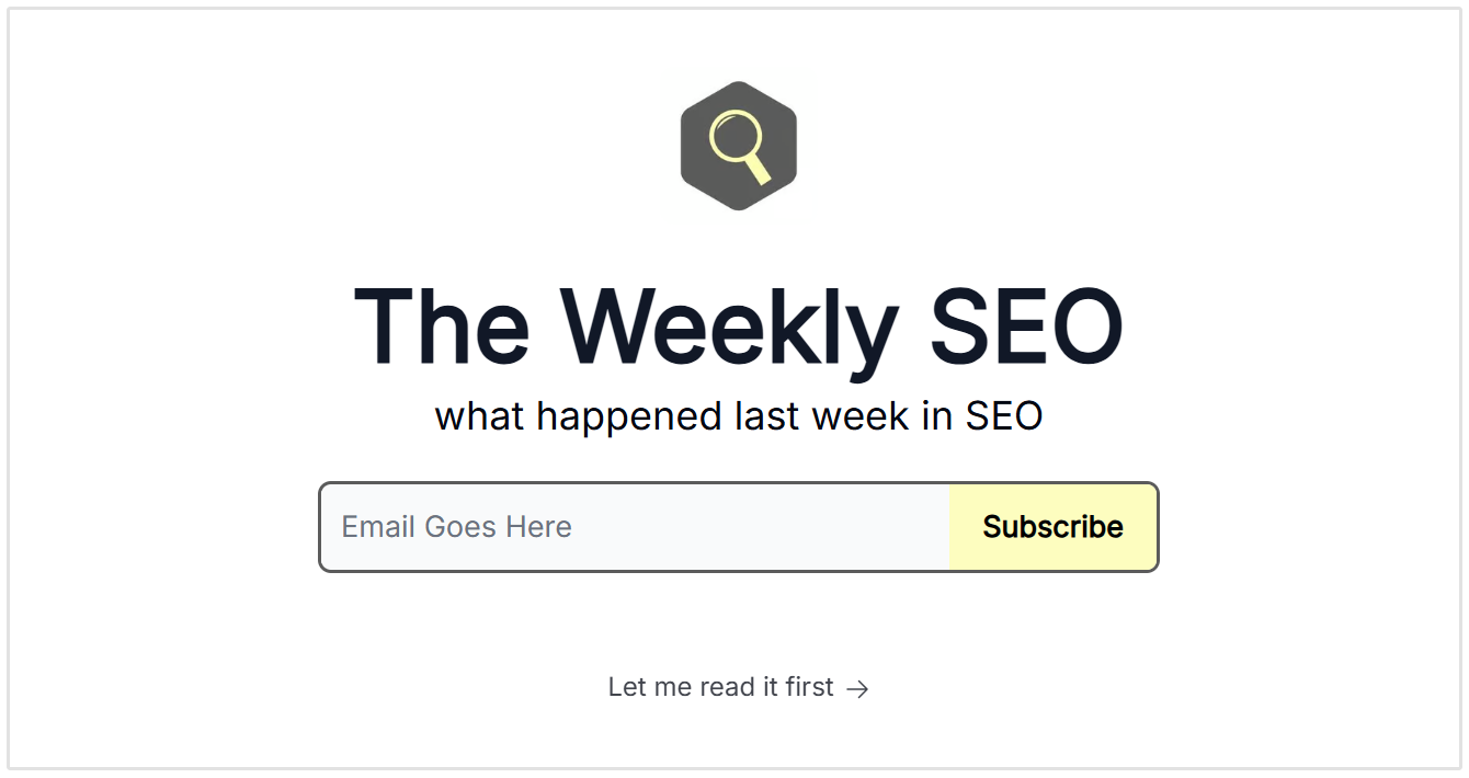 The Weekly SEO